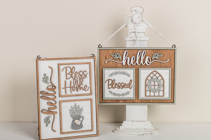 DIY Interchangeable Square 4.25" Kit - Bless Our Home