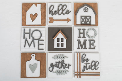 DIY Interchangeable Square 4.25" Kit - Home