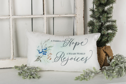 Hope Has Come - Thrill of Hope Pillow Cover