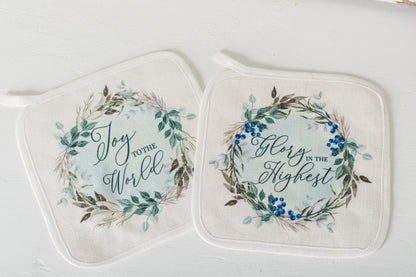 Hope Has Come Pot Holders