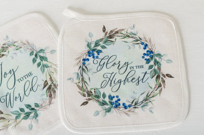 Hope Has Come Pot Holders