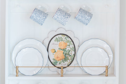 Large Scalloped Oval Interchangeable Frame Kit