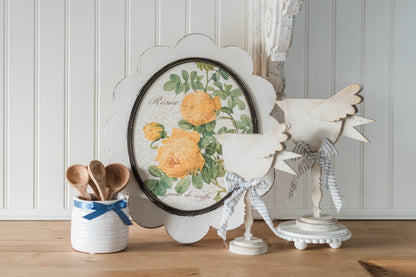 Large Scalloped Oval Interchangeable Frame Kit