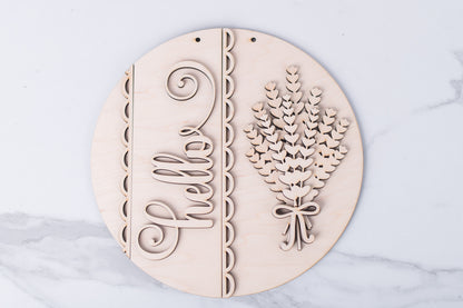 wood blank lavender paint kit
