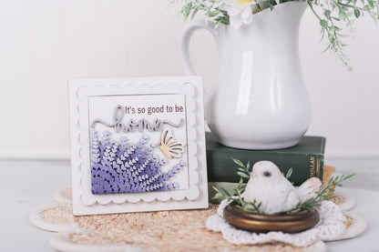 purple lavender DIY insert for seasonal home decor