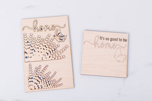 DIY wood lavender insert ready to paint