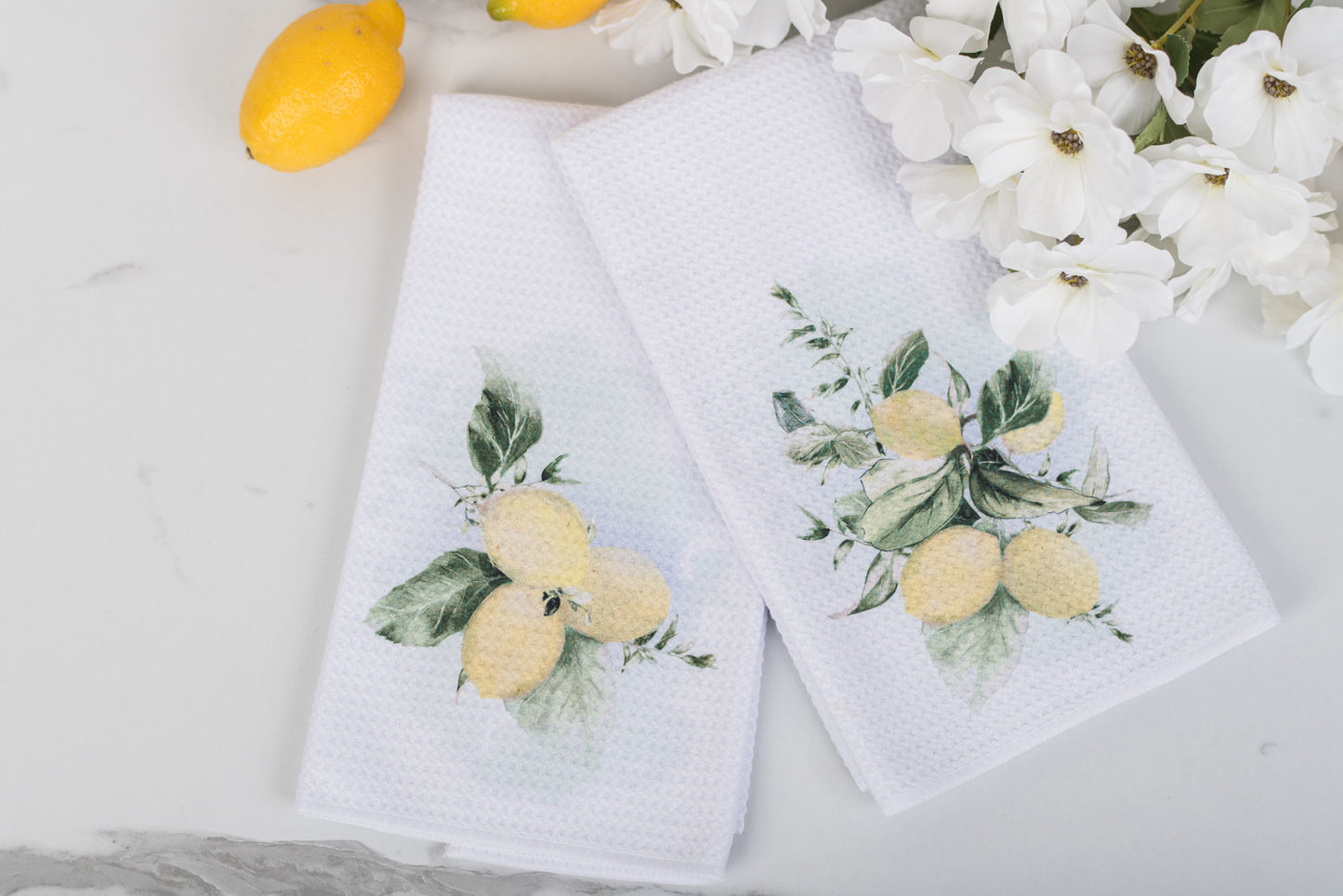 lemon tea towels for the kitchen