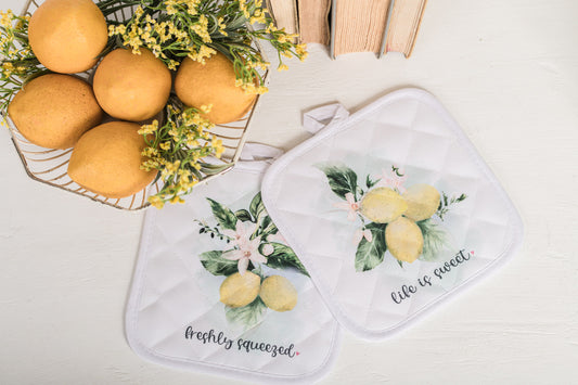 Lemondrops Pot Holders