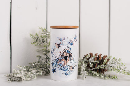 Let it Snow Bathroom Jar - Large