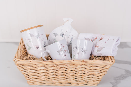 Magnolia Cozy Tea Gift Set | Neutral Kitchenware
