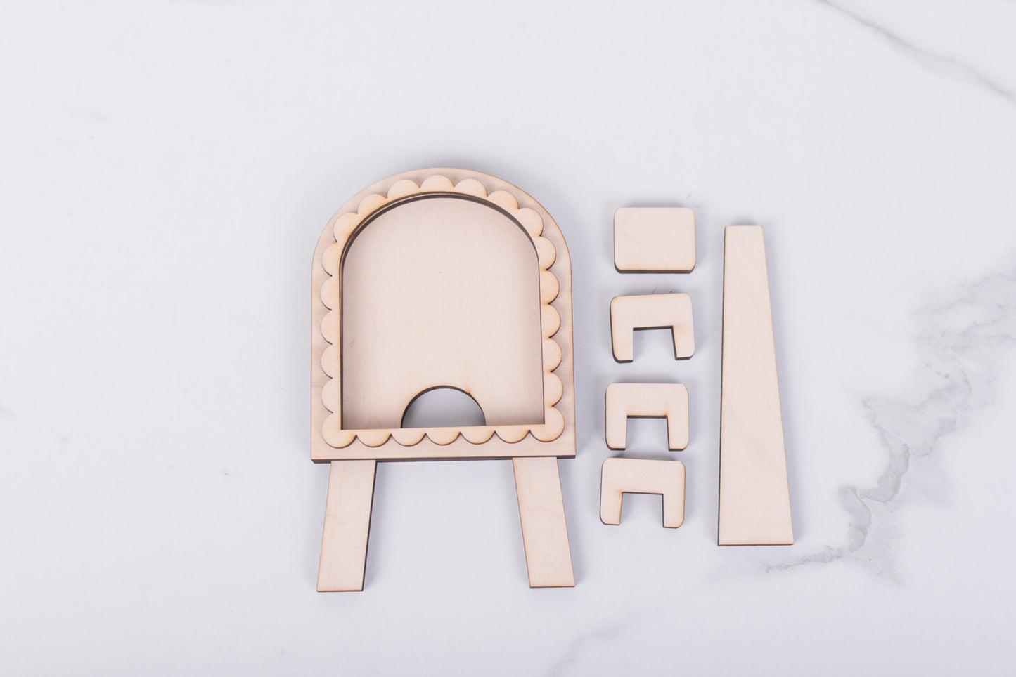 mini interchangeable arch frame wood kit blank
