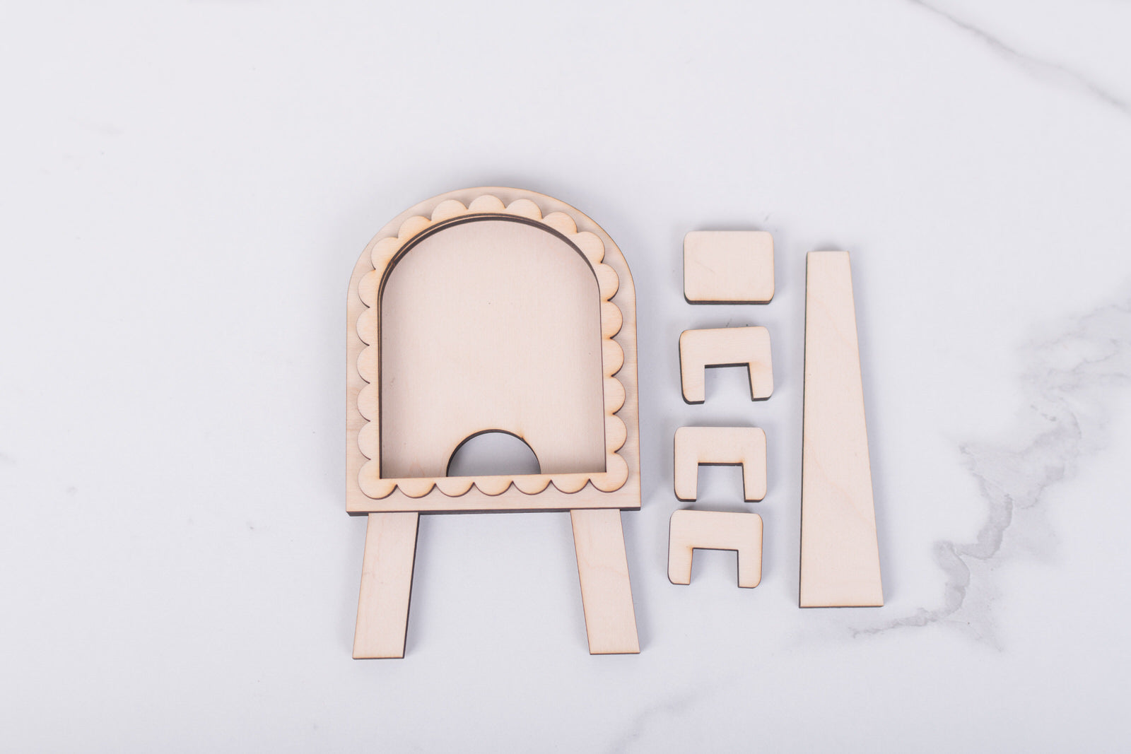 mini interchangeable arch frame wood kit blank
