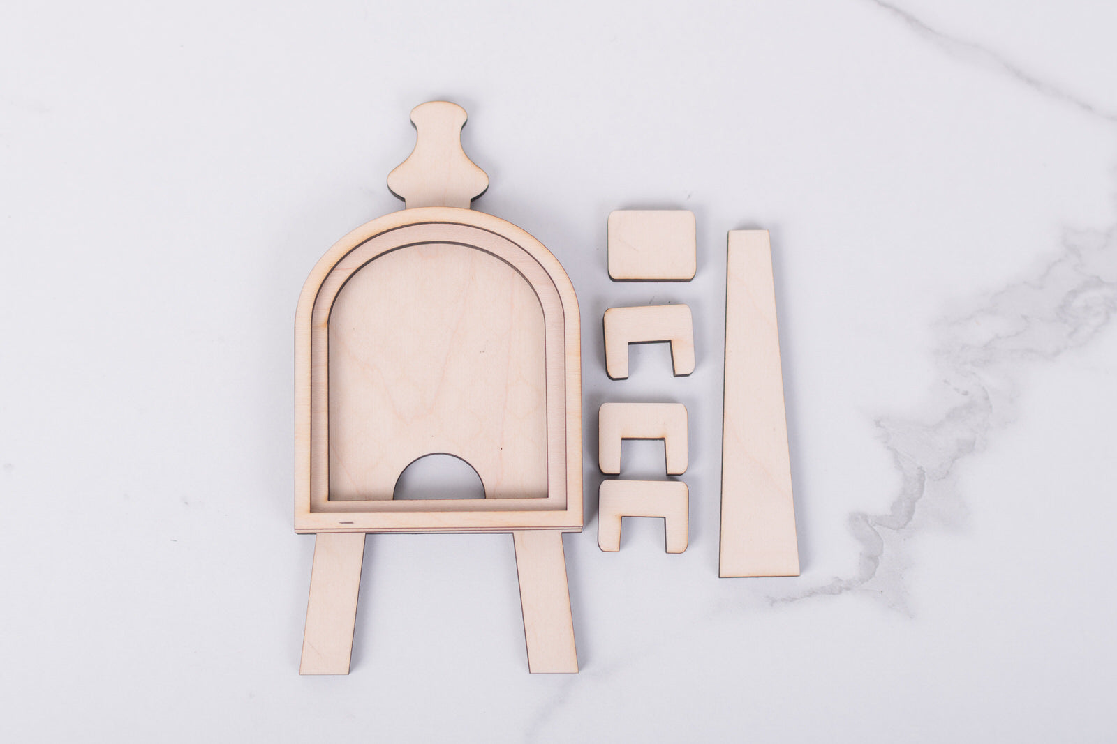 mini interchangeable arch frame wood kit blank