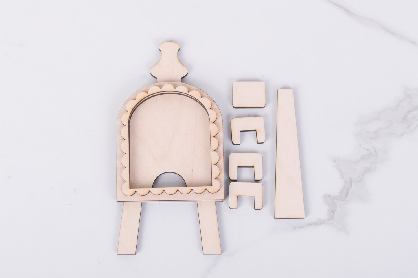 mini interchangeable arch frame wood kit blank