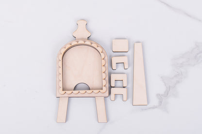 mini interchangeable arch frame wood kit blank