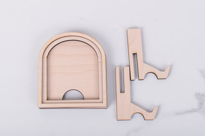 mini interchangeable arch frame wood kit blank