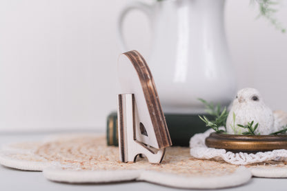 easel for the mini interchangeable arch frame wood kit blank