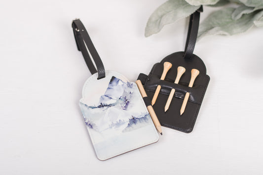 Mountain Golf Tee Holder