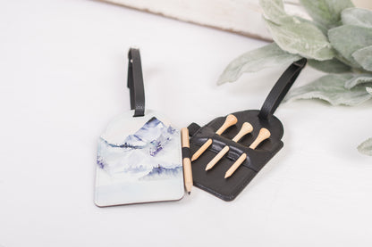 Mountain Golf Tee Holder