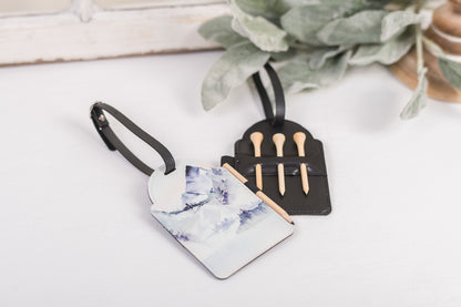 Mountain Golf Tee Holder