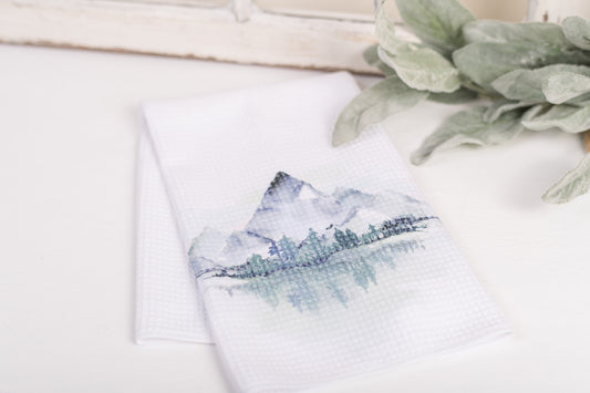 Mountain Tea Towel