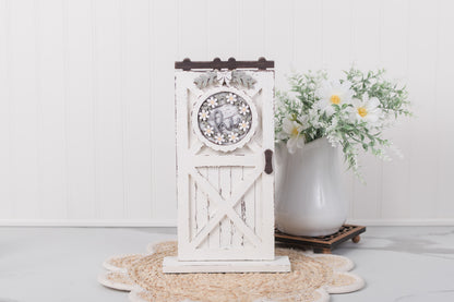 DIY interchangeable porch display single door option