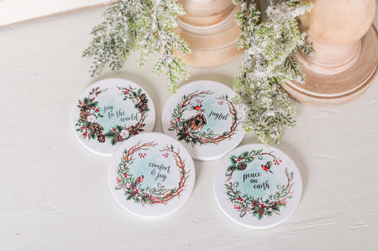 Cozy Christmas Coasters #4
