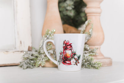 Cozy Christmas Latte Coffee Mugs