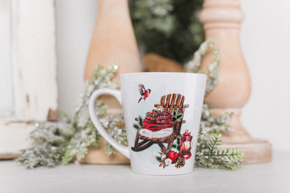 Cozy Christmas Latte Coffee Mugs