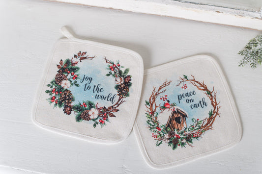 Cozy Christmas Pot Holders