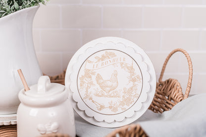 Round Scallop Frame Kits - Interchangeable 4.25"