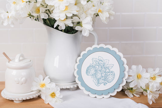 4.25" Round Scallop DIY Frame Kits - Interchangeable