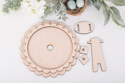 Round Scallop Frame Kits - Interchangeable 4.25"