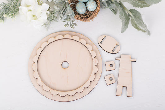 6" Round Scallop DIY Frame Kits - Interchangeable