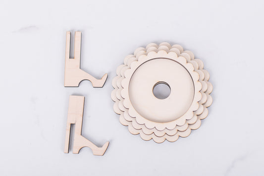 DIY Mini interchangeable round frame decor