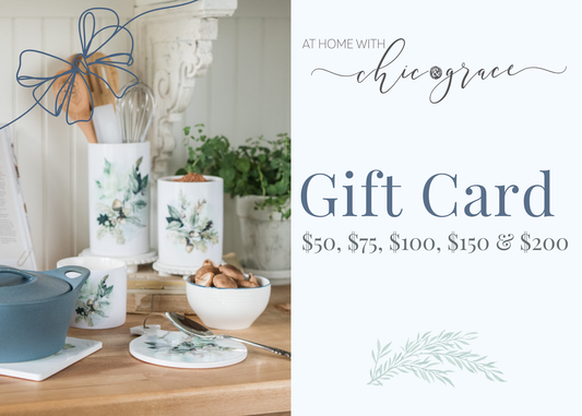 At Home With Chic & Grace Gift Card
