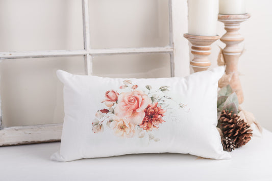 Spicy Floral Pillow Cover