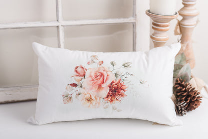 Spicy Floral Pillow Cover