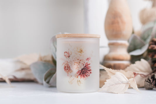 Spicy Floral Candle Jar