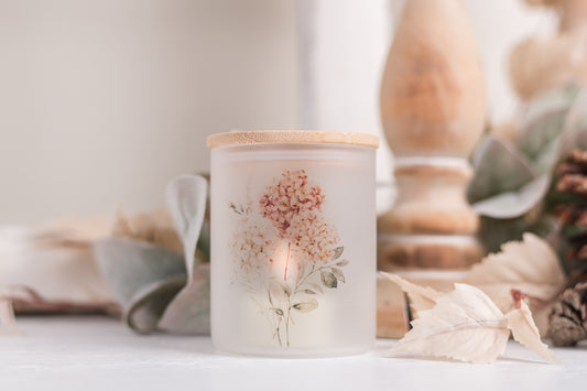Spicy Floral Candle Jar