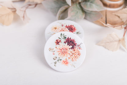 Spicy Floral Coasters