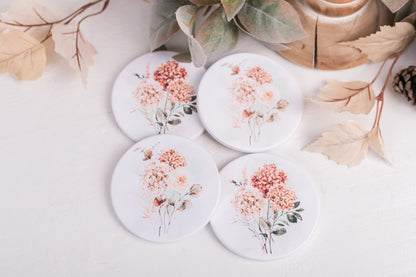 Spicy Floral Coasters