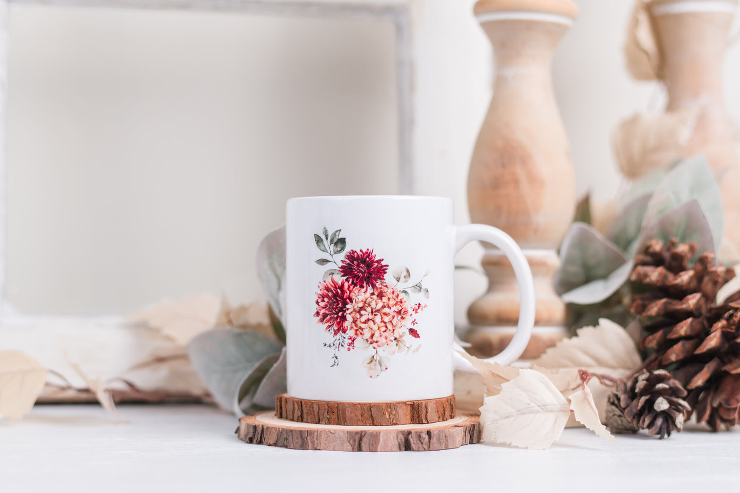 Spicy Floral Coffee Mugs