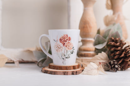 Spicy Floral Latte Coffee Mugs