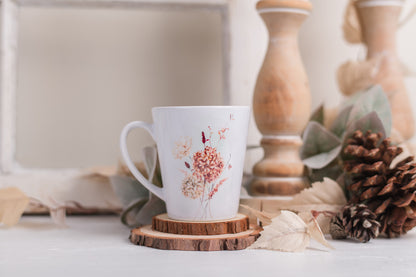 Spicy Floral Latte Coffee Mugs
