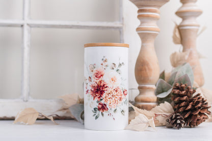 Spicy Floral Bathroom Jar - Large