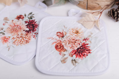 Spicy Floral Pot Holders