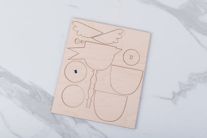 DIY Timeworn Spindle Birds Kit