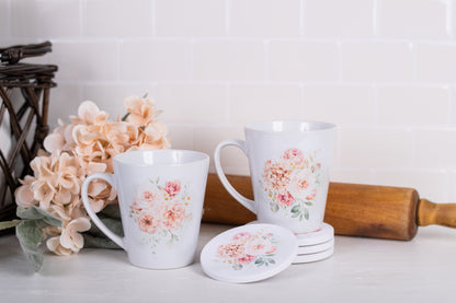 Spring Botanical Latte Mugs