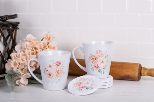 Spring Botanical Latte Mugs
